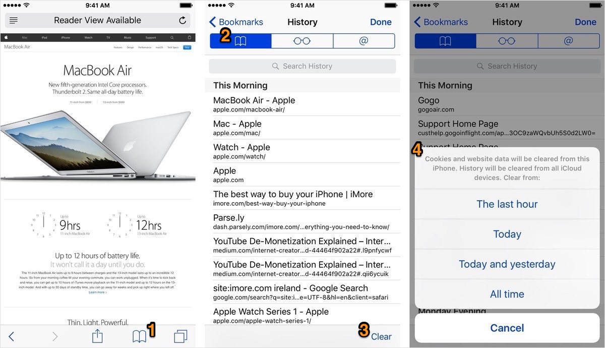 How to Clear Safari History on iPhone 6/6s/7