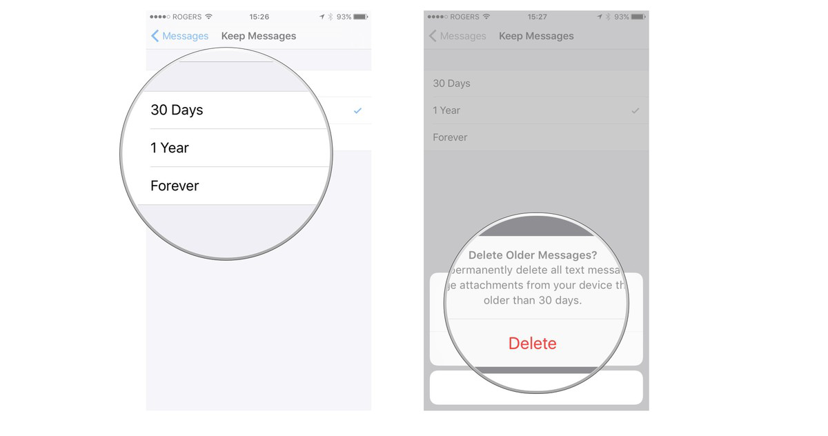 Delete Old Messages from iPhone Automatically
