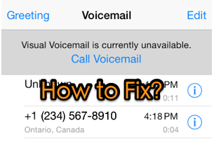 Fix iPhone Voicemail Not Working on iOS 11