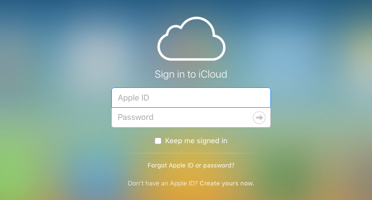 How to Access iCloud Photo Library on Web – Step 1