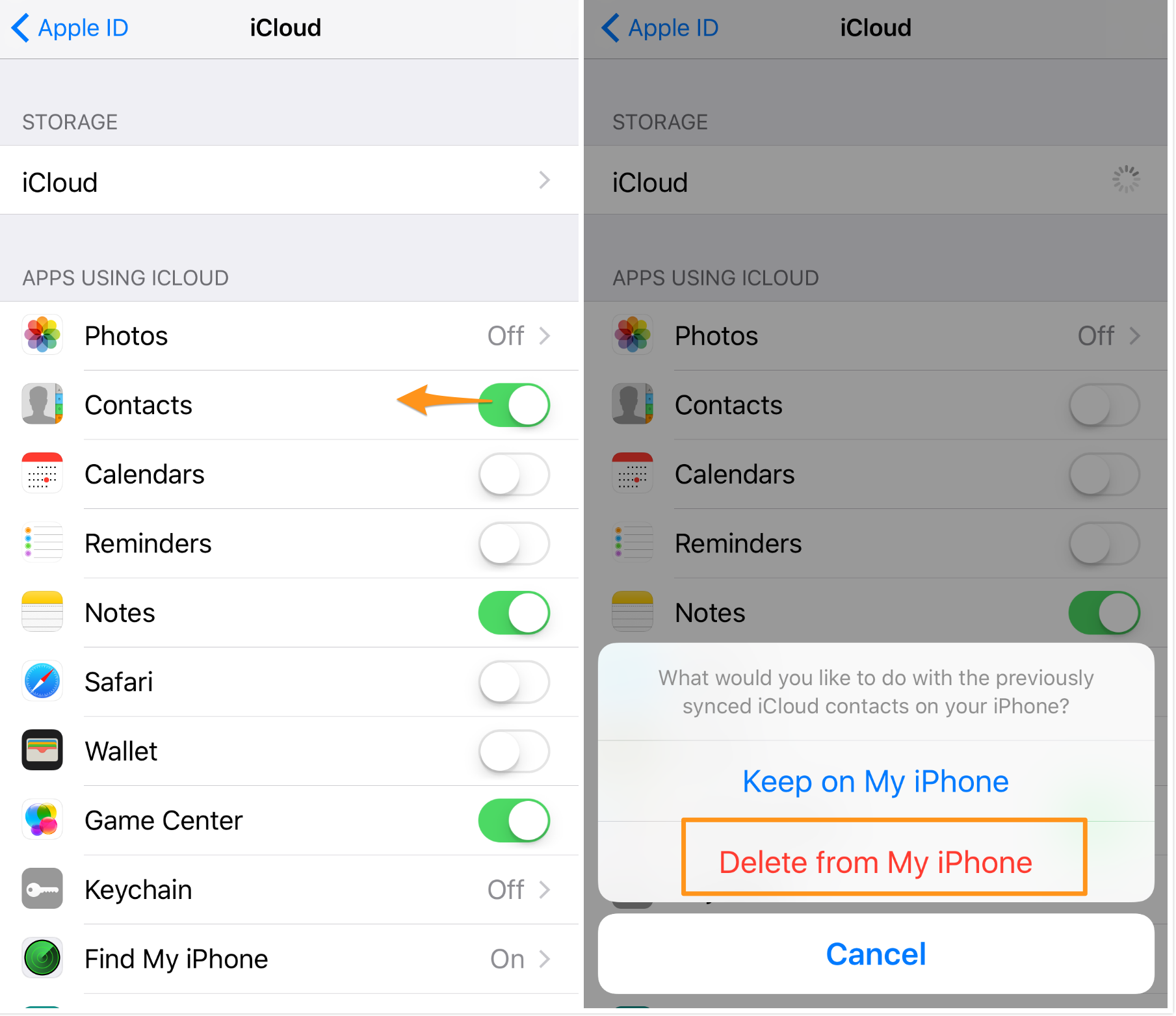 How to Delete All Contacts on iOS 10 in Settings