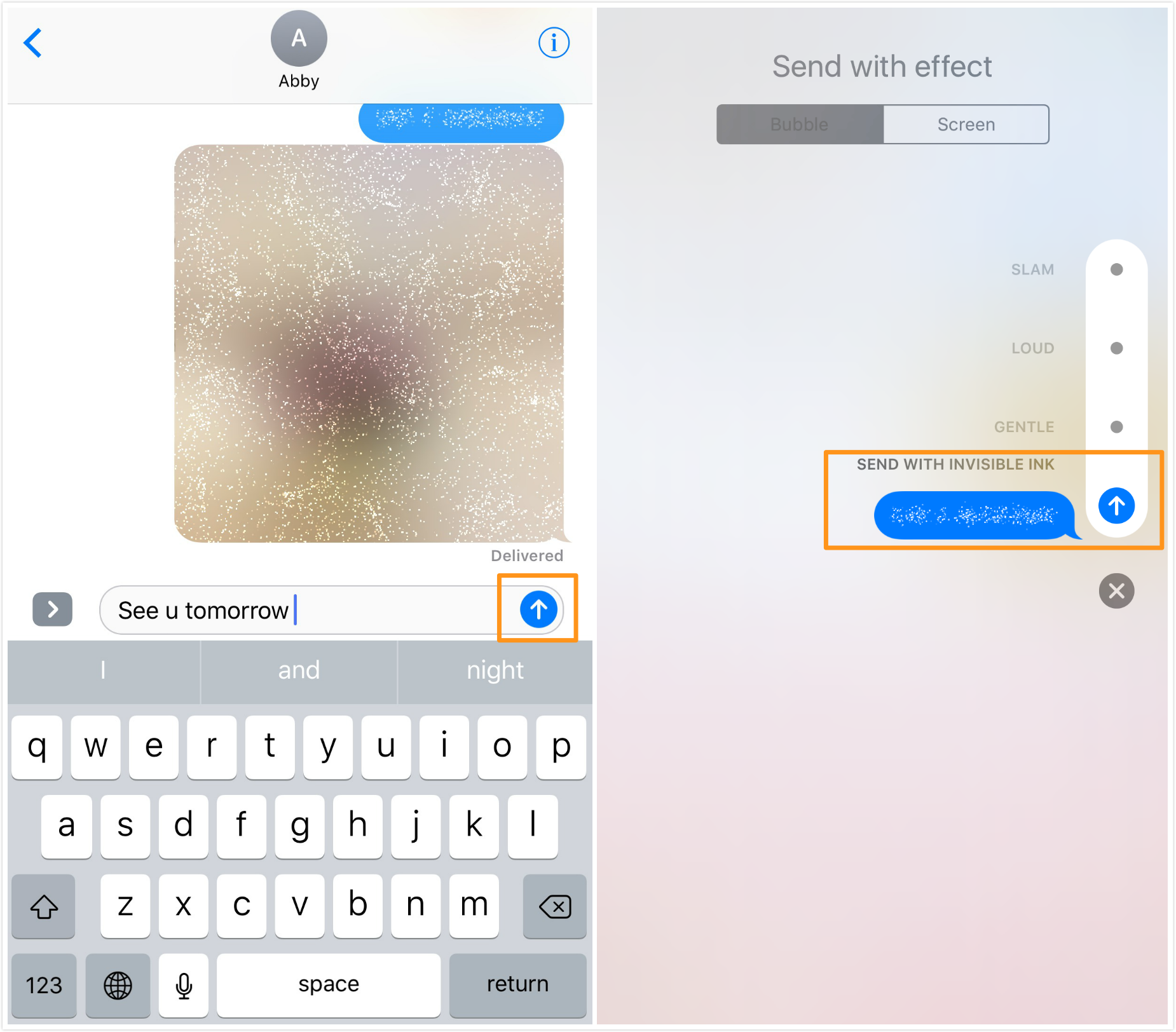 How to Send Hidden Messages on iOS 11 or iOS 10