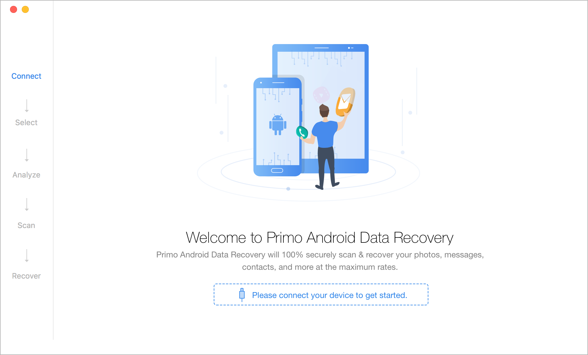 Recover Android Data after Factory Reset – Step 1