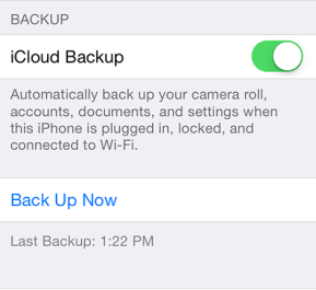 How to Back up your iPhone via iCloud – Step 2