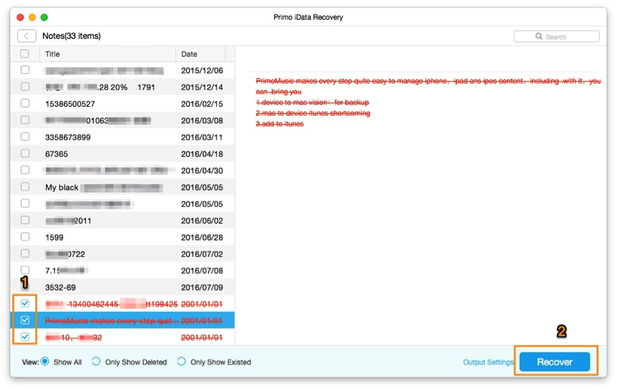 How to Make an iPhone Backup with Promo iData Recovery – Step 3
