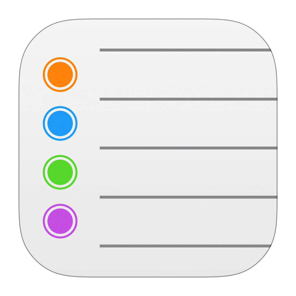 The Reminders App Icon
