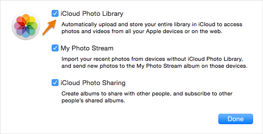 Import Photos from iPhone to Mac with iCloud Photo Library