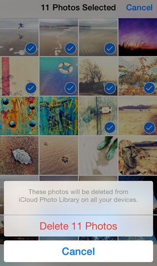 Manage Photos Apps on iPhone –Delete Photos