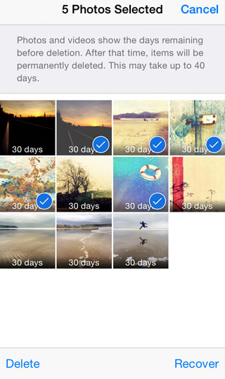 Manage Photos Apps on iPhone – Recover Deleted Photos