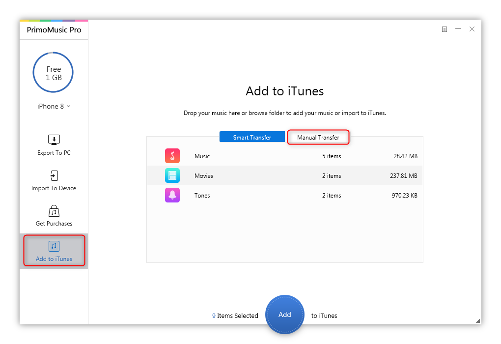 How to Transfer Ringtones from iPhone 8/X to iTunes – Step 1
