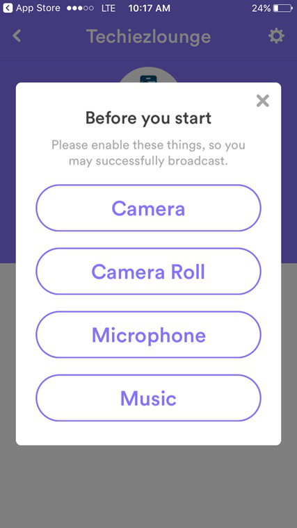 Adding Images or Live Music To A Hype Broadcast On iPhone
