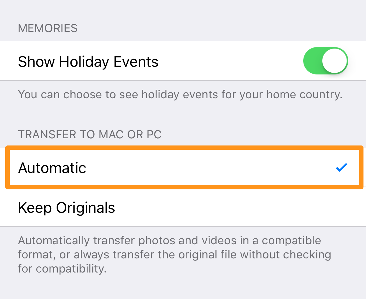 Convert HEIF to JPEG when Transfer Photos to PC/Mac