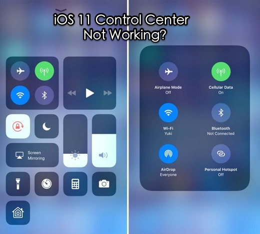 How to Fix iOS 11 Control Center Issues