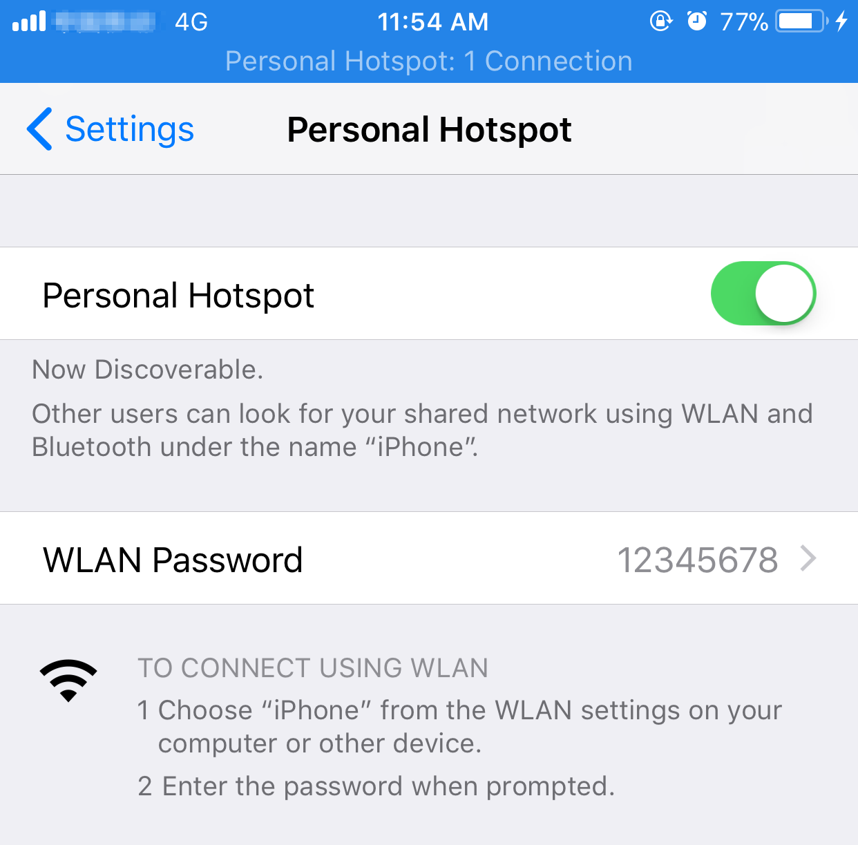 Fix iPhone Personal Hotspot Not Working on iOS 11