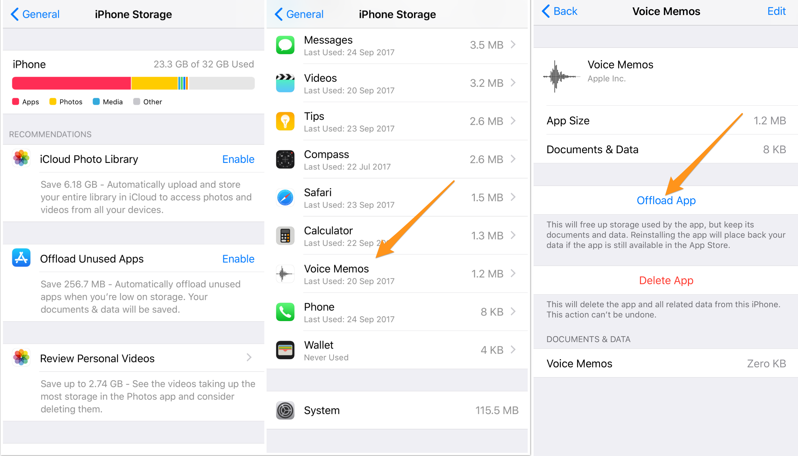 How to Delete Apps on iOS 11 with Offload Unused Apps