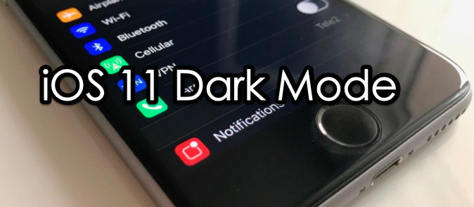 How to Enable Dark Mode/Smart Invert Colors on iOS 11
