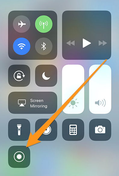 Record iPhone Screen on iPhone in iOS 11
