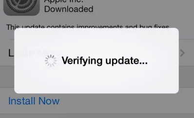 iPhone Stuck on Verifying Update iOS 11 Update