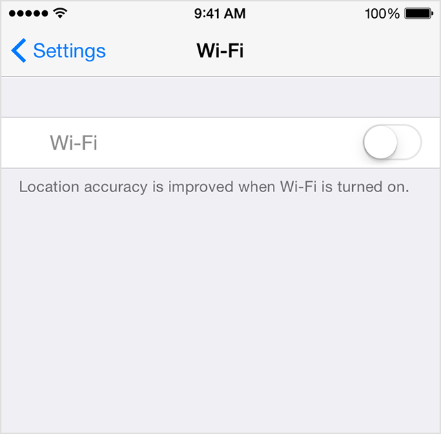 Wi-Fi Not Working on iPhone/iPad