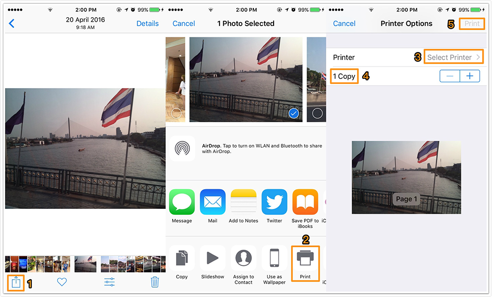 How to Print Photos from iPhone via AirPrint