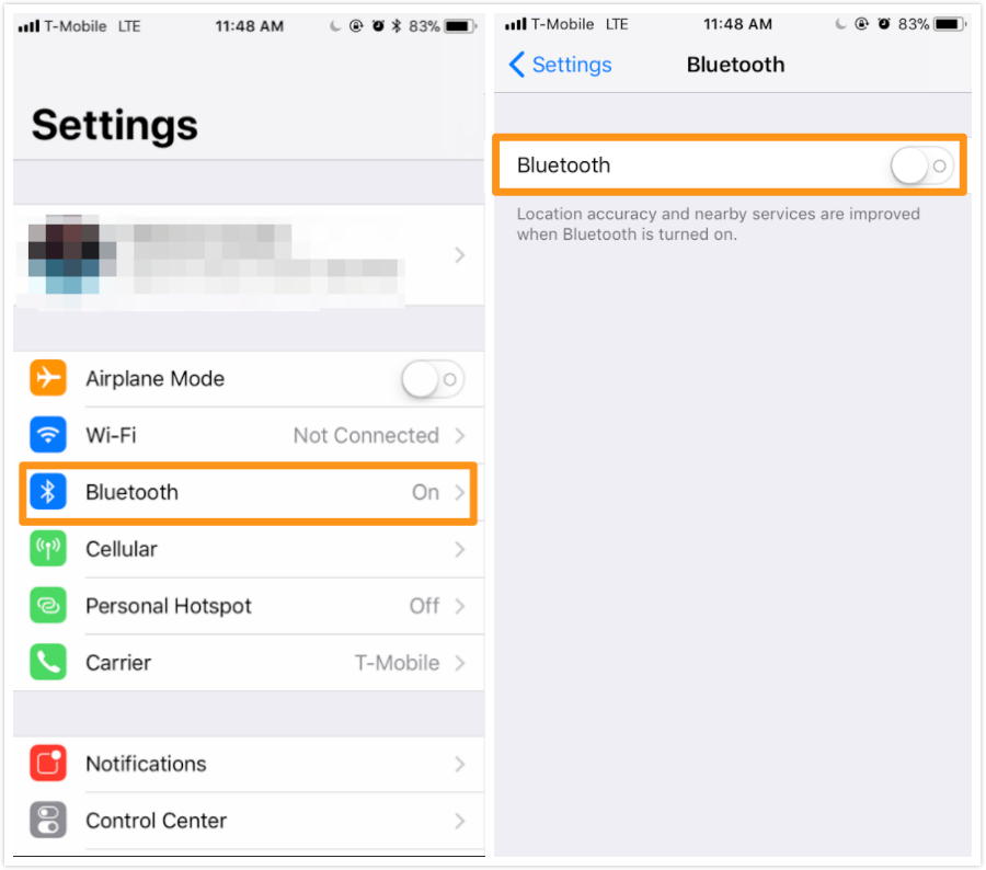 How to fix Bluetooth always on issue on iOS 11