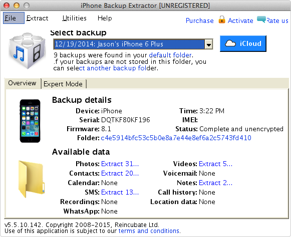 Top iTunes Backup Extractor – iPhone Backup Extractor