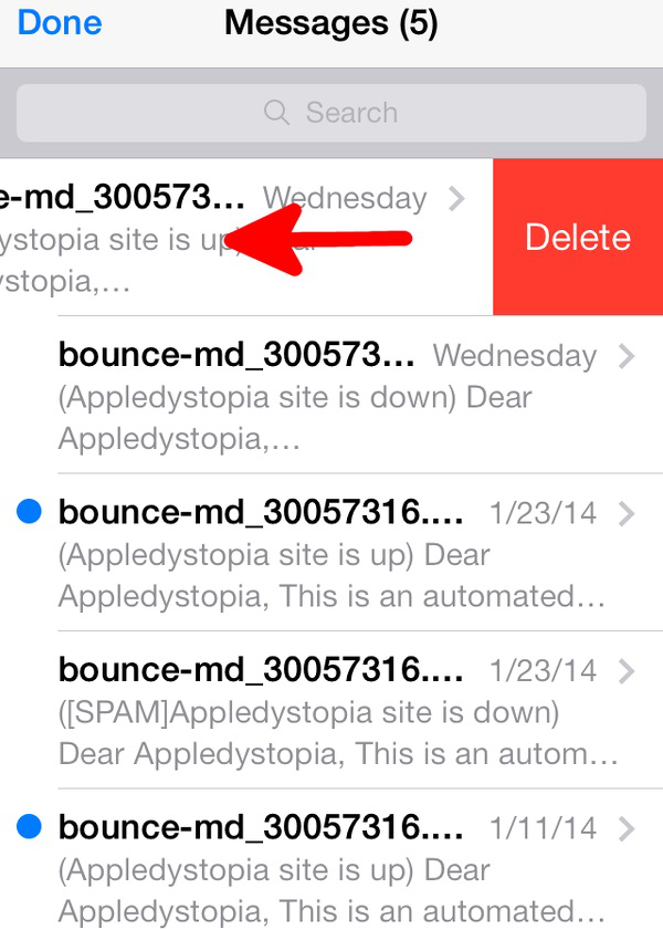 How to Delete Messages on iPhone – Step 3