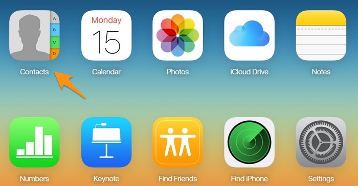 How to Download iCloud Contacts from a Web Browser