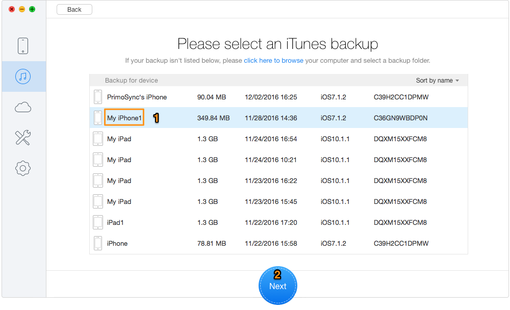 How to Restore WhatsApp Messages from iTunes Backup – Step 2