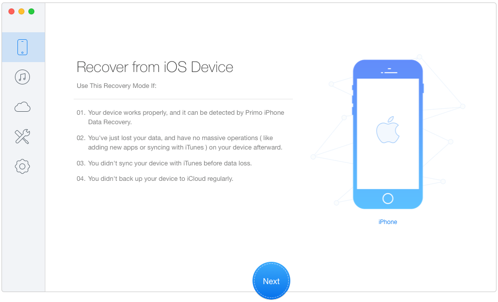 Backup iPhone/iPad to External Flash Drive – Step 2