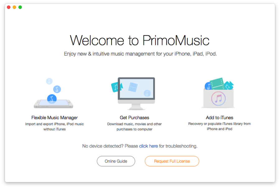 Alt: How to Copy Music from iPod to iTunes with PrimoMusic