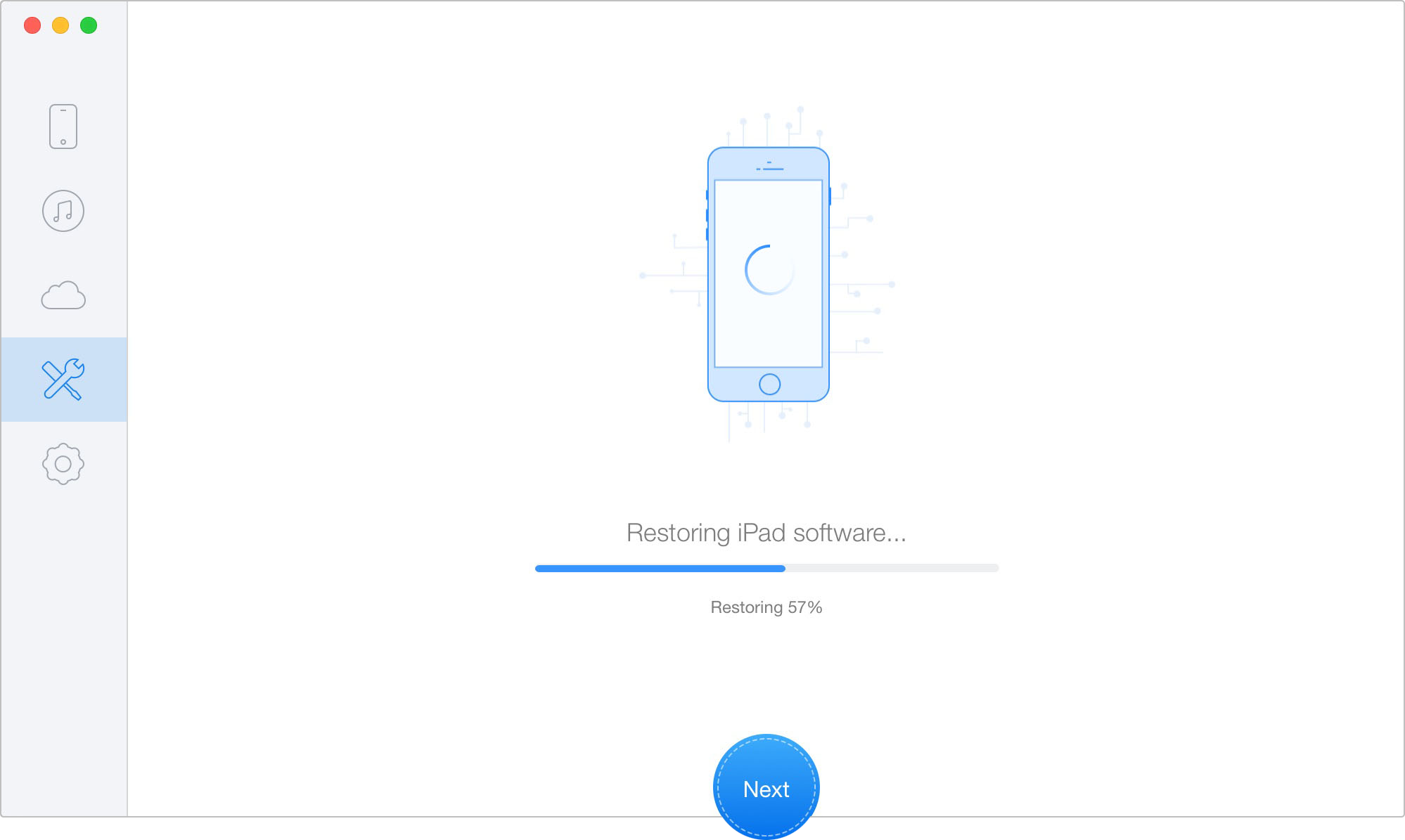 Fix a Bricked iPhone/iPad with Primo iPhone Data Recovery – Step 4