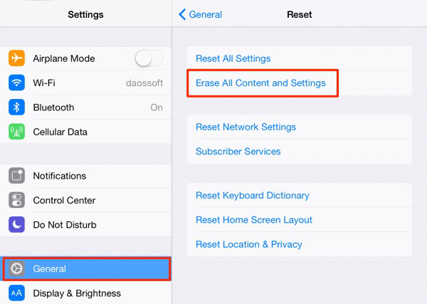 How to Reset iPhone iPad without iTunes in Settings