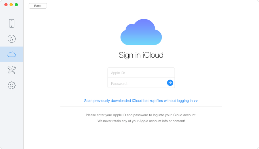 How to Print iCloud Calendars via Primo iPhone Data Recovery – Step 3