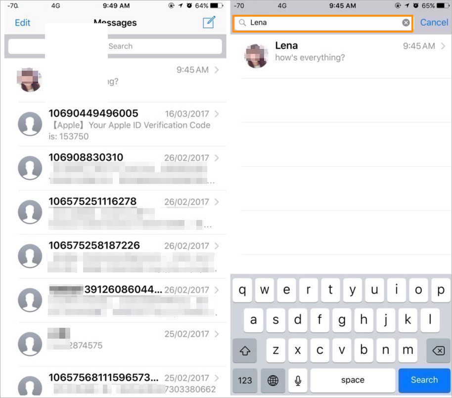 How to Search Text Messages on iPhone in Messages App