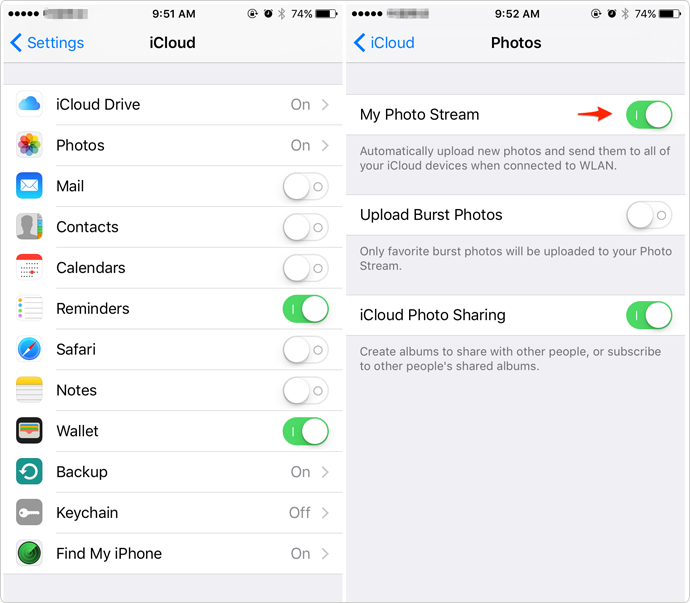 How to Transfer Photos from iPhone to iPhone with Photo Stream