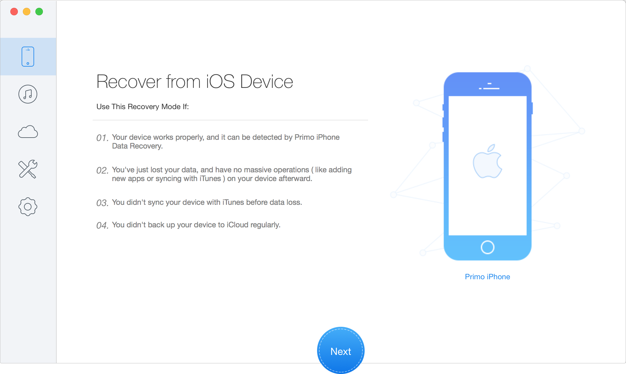 2017 Best iPhone Data Recovery Software – Primo iPhone Data Recovery