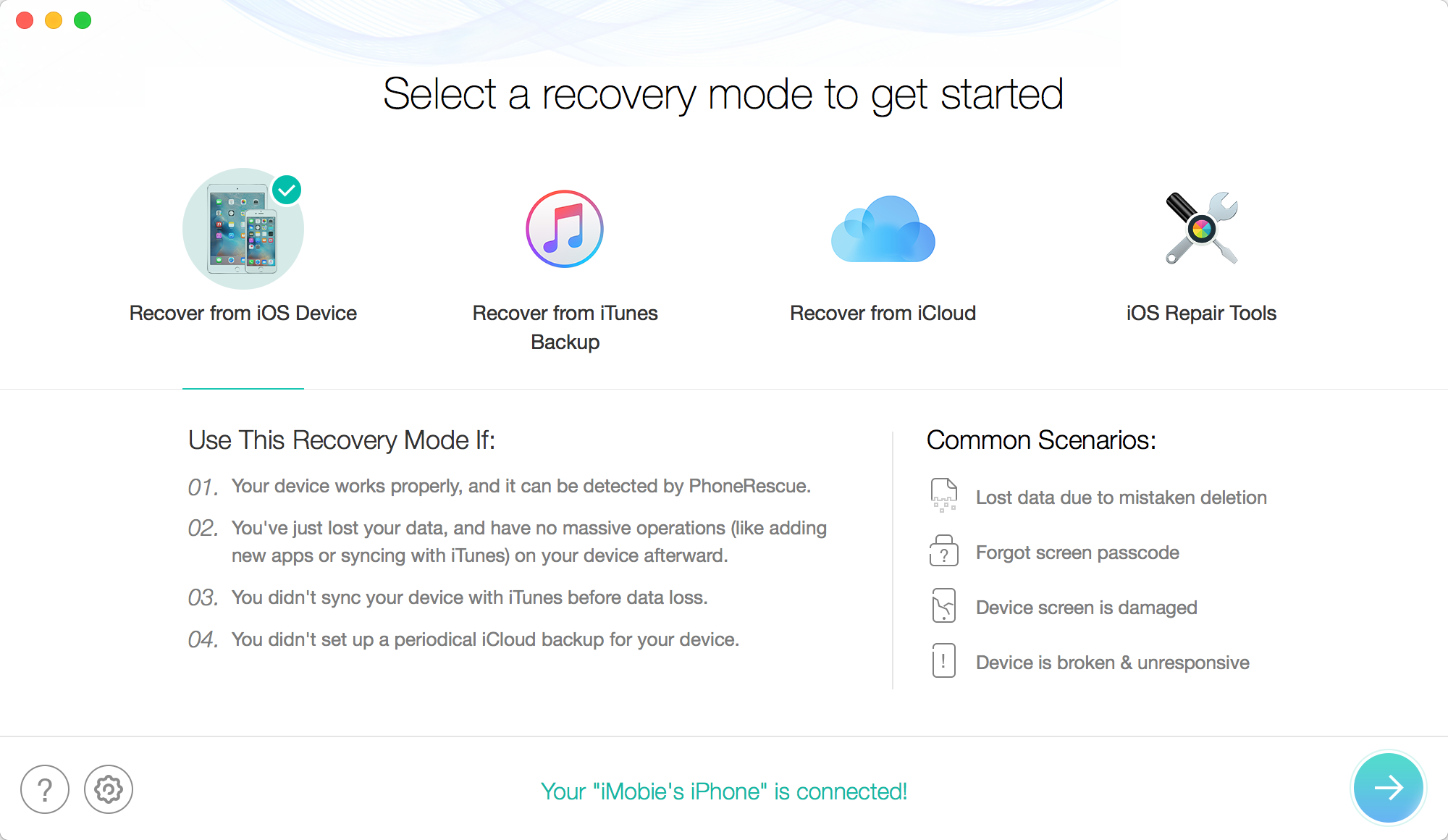 2017 Top iPhone Data Recovery Tool – iMobie PhoneRescue