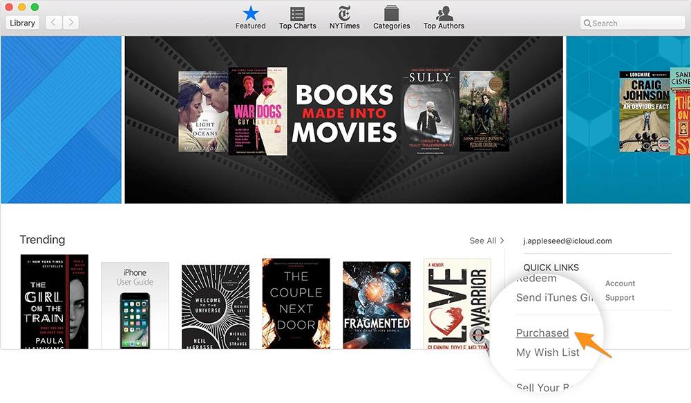 Recover Deleted Books in iBooks with Mac